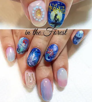 ネイル in the Forest所属・コガ アオイのネイルデザイン