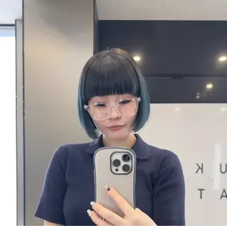 ミディアム HARUKI MINATO Japan福岡店所属・小北つつみ _HMj福岡のヘアスタイル