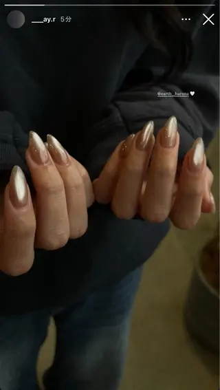 ネイル EARTH笛吹店所属・EARTH笛吹店 ハルナのネイルデザイン