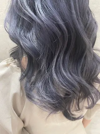 セミロング カラー 小川 美優のヘアスタイル