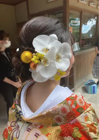 ロング ヘアアレンジ GRANLUSSO 〜グランルッソ駅前店所属・木口 嘉美のヘアスタイル