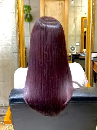 セミロング カラー ✂︎cadre✂︎ 🪶かまだれいし🪶のヘアスタイル