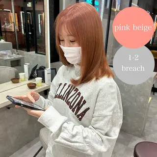 ミディアム カラー mood tatemachiのヘアスタイル