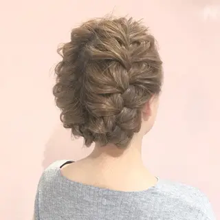 ミディアム カラー ヘアアレンジ As hair所属・柔らか垢抜けｶﾗｰと ｶｯﾄ🫧ASUKAのヘアスタイル