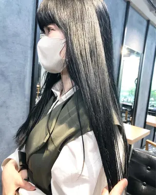 ロング カラー ヘアアレンジ ainico+所属・メンズ特化✂️栗原 侑也のヘアスタイル