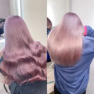 ミディアム カラー 🍎ハッシュカット× 髪質改善🍎カイトのヘアスタイル