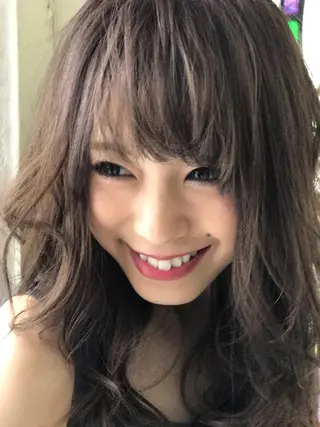 ミディアム カラー 瀬尾 加寿馬のヘアスタイル