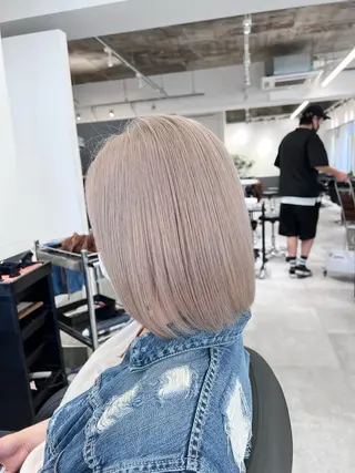 ショート CIERA.南船場所属・yuna🧡/心斎橋 ハイトーン/ブリーチのヘアスタイル