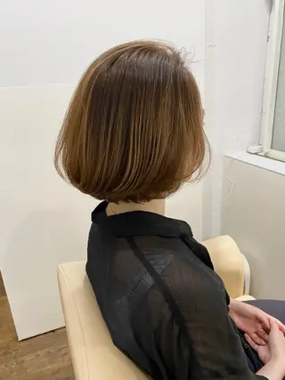 ショート カラー 艶髪カラー&ウルフ フルカワ ヒロズミのヘアスタイル