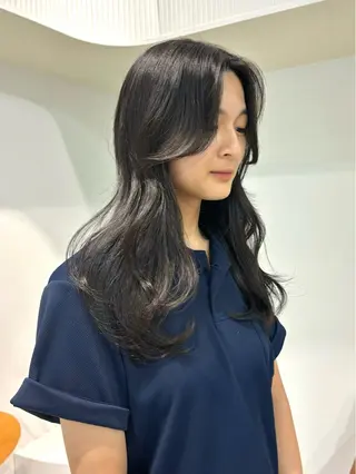 ロング 韓国レイヤー/ヘア カラー🎀ayamiのヘアスタイル