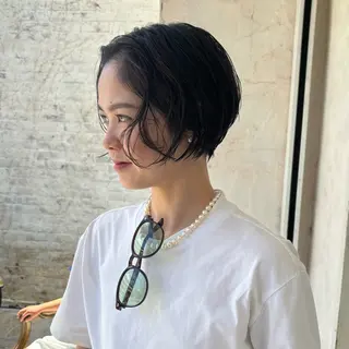 ショート カラー riffdesign labo帝塚山/竹井のヘアスタイル