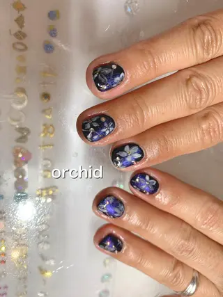 ネイル orchid ♡オーキッドのネイルデザイン