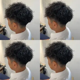 ショート パーマ メンズ ✨ギャップNO1✨ 工藤大輔のヘアスタイル