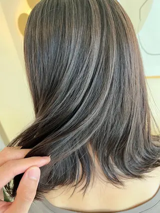 ミディアム ダメージレス◎東区/ 艶カラー💫/斉藤拓のヘアスタイル