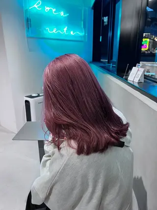 ミディアム カラー ロカリタ　河原町三条所属・🌐👽フクイ キララ🌎💎のヘアスタイル