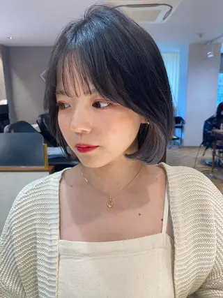 ミディアム ヘアアレンジ 木元 瑛✂︎ボブのヘアスタイル