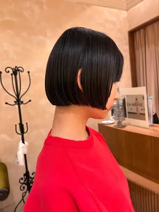 ショート ボブ ホノカのヘアスタイル