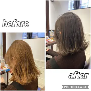 ショート カラー 🫧髪質改善×艶髪 🫧根本泰成🫧のヘアスタイル