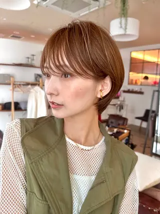 ショート 🌟ショート/シ ョートボブ/岡田🌟のヘアスタイル