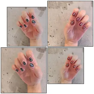 カラー ネイル マツエク・マツパ illum hicariのネイルデザイン