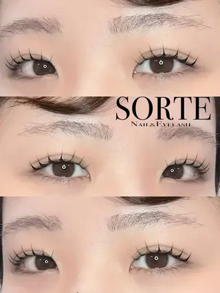 マツエク・マツパ Nail&Eyelash salon SORTE所属・eyelash SORTEのマツエク・マツパデザイン