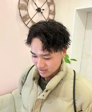 パーマ メンズ ミニモ学割/50％ OFF♡nanamiのヘアスタイル