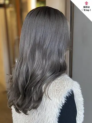 セミロング カラー TIGRE tenjinのヘアスタイル