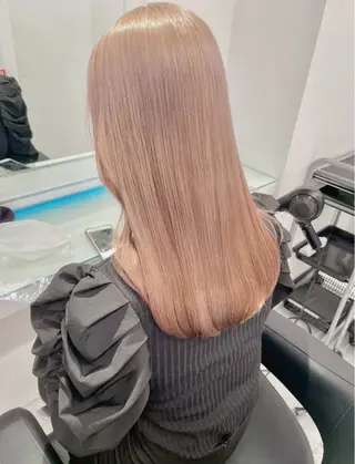 カラー 🎀透髪×モテ髪🎀 池袋Manaka🩶のヘアスタイル