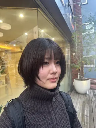 セミロング カラー 田野倉NEXT店 美髪ニストのヘアスタイル