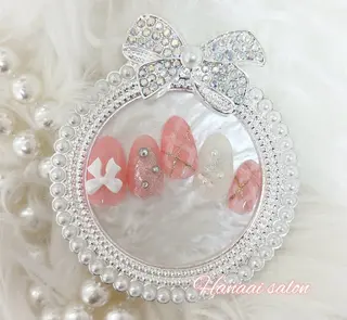 ミディアム Hanaai Salon新宿店のネイルデザイン