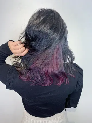 セミロング カラー _WHITE 天神店 YUMEKA🐻のヘアスタイル