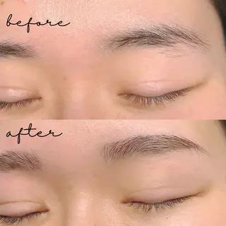 メンズ アイブロウ 眉毛&フェイス WAX専門ハルヒラリの眉毛・アイブロウイメージ