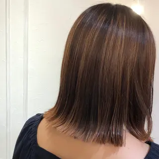 ショート 艶カラー/韓国顔周り 🎀mamiのヘアスタイル