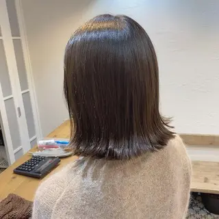 ミディアム カラー 韓国ヘア☁️ mitsukiのヘアスタイル