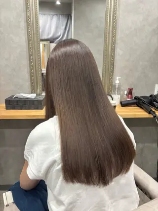 ロング カラー FUJINO RYOのヘアスタイル