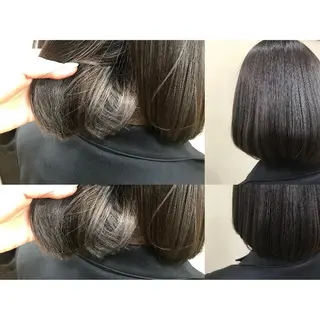 ショート カラー 🫧透け感⋆艶髪💎 山口アヤカのヘアスタイル
