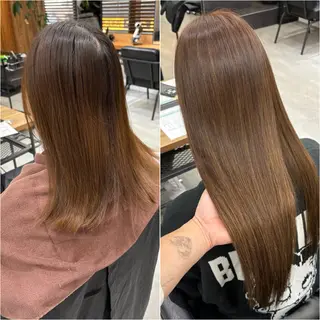 ロング カラー KEISUKE/ ブリーチ🧡エクステのヘアスタイル