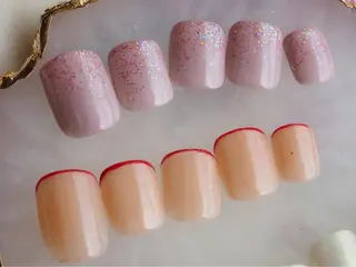 ネイル ネイルPetit Ribbonのネイルデザイン