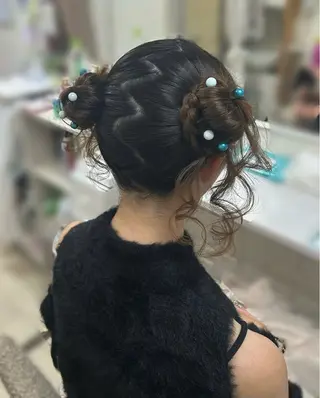 ヘアアレンジ へアセット/心斎橋 支持率No.1✨🌈のヘアスタイル