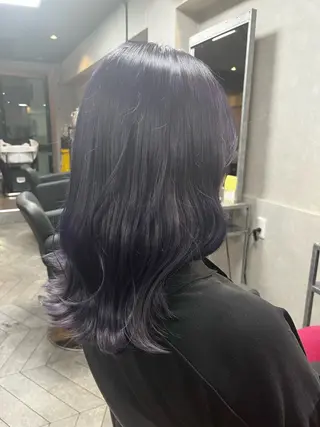 ミディアム カラー ヘアアレンジ est hair 池袋西口店所属・😈派手髪/ 地雷系 /　KALIN😈のヘアスタイル