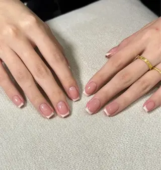 ミディアム DoReMi サロン リンゴのネイルデザイン