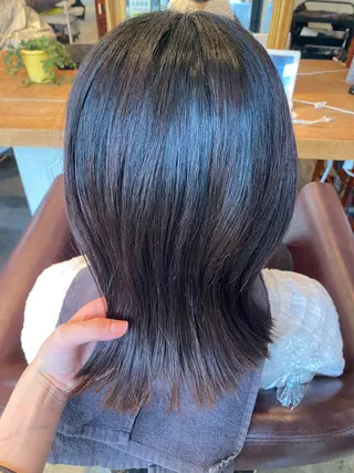 ミディアム カラー ワンホン/艶髪/韓国 🦋kokona🦋のヘアスタイル