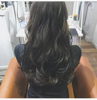 ロング 艶カラー/フェイス レイヤー/たむのヘアスタイル