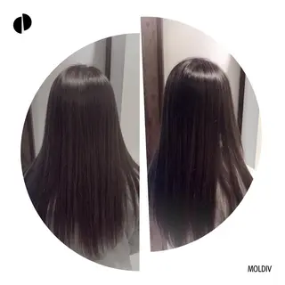 セミロング ロング カラー ✨縮毛矯正✨髪質改善 ナカシマ ユミのヘアスタイル