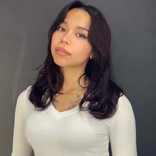 セミロング カラー レイヤー /髪質改善/ariのヘアスタイル