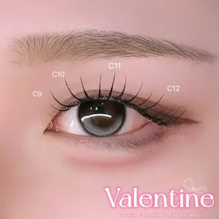 マツエク・マツパ Valentine所属・口コミ高評価✨ 安達ももかのマツエク・マツパデザイン