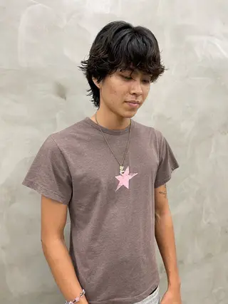 パーマ メンズ メンズカット パーマ[佐橋]のヘアスタイル