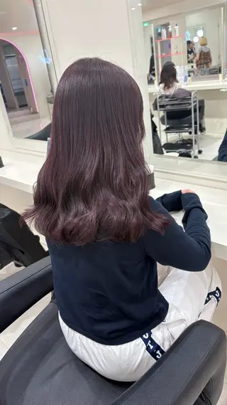ロング 💗暖色カラー💗 ツヤ髪💗Mayaのヘアスタイル