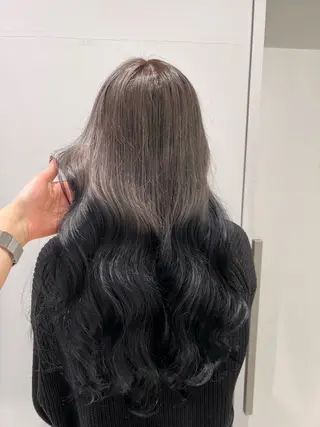 ロング カラー kayo/リタッチ モデル募集中✨のヘアスタイル