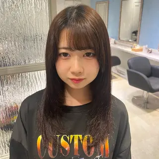 ロング 💖ブリーチ/暖色 𝐘𝐮𝐢💖のヘアスタイル